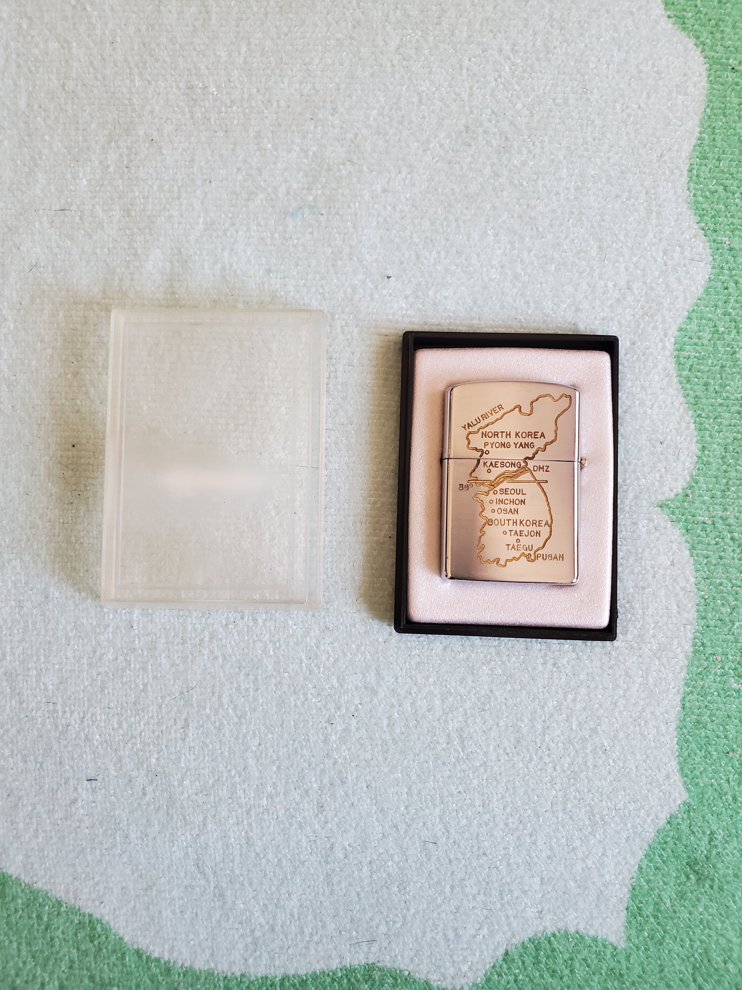 Vintage Rosette Airforce Korea Lighter